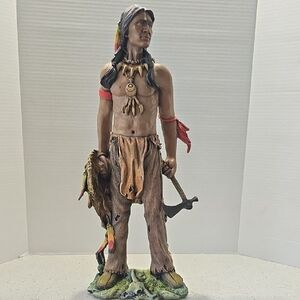 Native American Warrior Figurine
